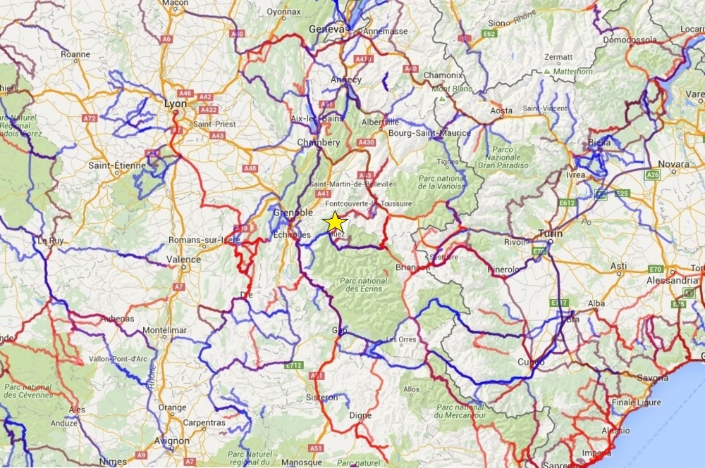 route map for motors. 3